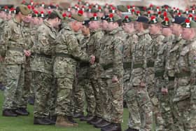 The Black Watch, 3rd Battalion, The Royal Regiment of Scotland (3 Scots) troops at Fort George, Inverness.