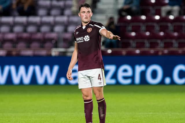 John Souttar has enjoyed an excellent start to the season at Hearts. Picture: SNS