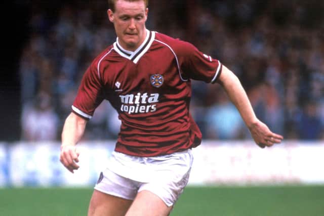 Mike Galloway was the last Hearts players to score against Greenock Morton in a competitive match. Picture: SNS