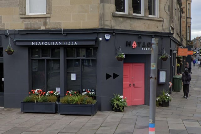 Matto in Maxxwell Street, Morningside, serves up a mean Neapolitan pizza.You can dine in (bookings not accepted) or order a pizza to collect or be delivered on Deliveroo.