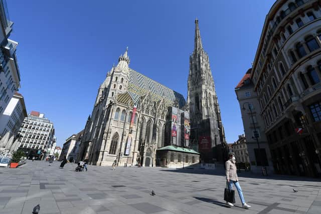 Saint Stephen's Cathedral (Stephansdom) in Vienna is one of the city's many historic buildings (Picture: Helmut Fohringer/APA/AFP via Getty Images)