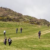 Holyrood Park has been a popular place for exercise during the Covid pandemic