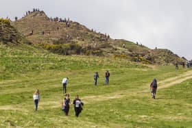 Holyrood Park has been a popular place for exercise during the Covid pandemic