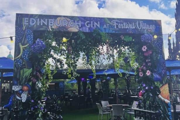 Edinburgh Festival Village is back during the festival season