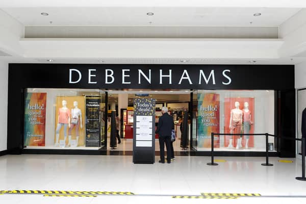 Debenhams, the 242-year-old retailer, collapsed last week with stock clearance sales announced. Picture: Michael Gillen