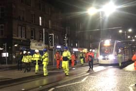 Testing of trams on Leith Walk and on to Newhaven is now under way and is going "very well indeed" according to transport convener Scott Arthur