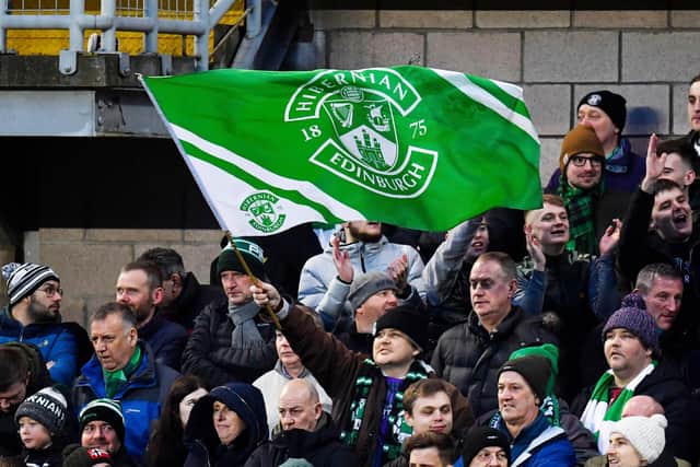 Some Hibs fans have been receiving surprise phone calls from the clubs. Picture: SNS