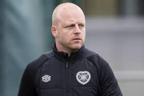 Hearts interim manager Steven Naismith is focussing on performances about league placings for now. Picture: Mark Scates / SNS