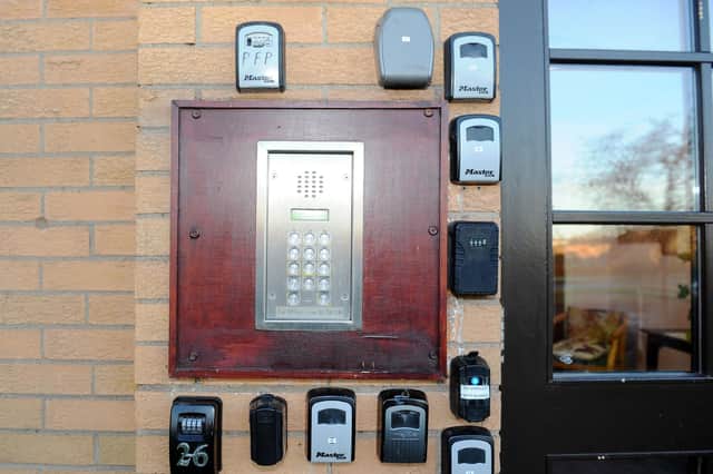 Key safes can be a sign of Airbnb properties (Picture: Michael Gillen)