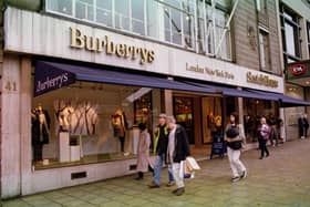 High fashion retailer Burberry was always busy in the 1990s.