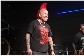 Edinburgh-born singer Wattie Buchan was taken to hospital after collapsing on stage during The Exploited's gig in Colombia on Saturday night. Photo: The Exploited