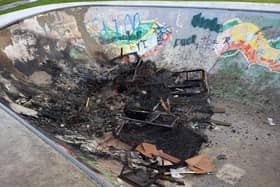 Blackburn skate park damaged by vandals