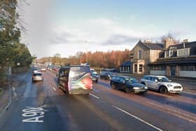 Edinburgh travel: Emergency services attend crash on A90 Queensferry Road after a car has rolled over