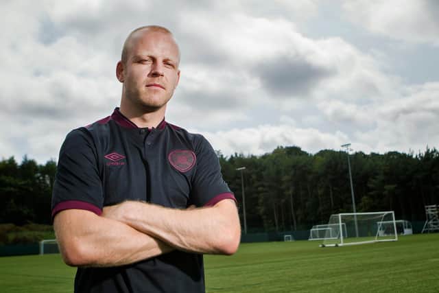 Hearts captain Steven Naismith is now coaching the club's youth team.