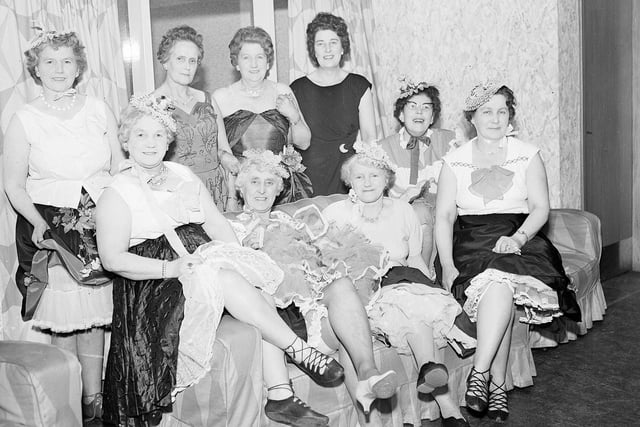Tranent Social Club presenting 'The Merry Wives of Tranent' in May 1963.