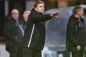 Alloa manager Peter Grant praised his players for beating Hearts.
