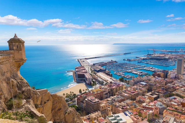 Alicante, found on the Spanish Costa Blanca coast, is a colourful city steeped in history which has a vibrant nightlife  and luscious beaches. Flights from £20.