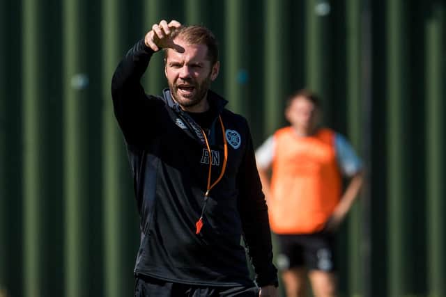 Hearts manager Robbie Neilson wants to see crosses in the box.