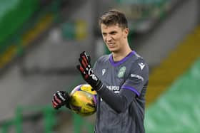 Hibs goalkeeper Matt Macey has extended his stay with the club until 2023. Picture: SNS