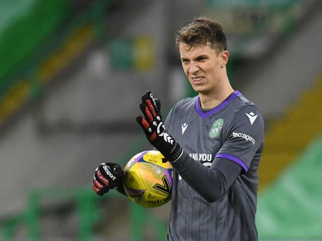 Hibs goalkeeper Matt Macey has extended his stay with the club until 2023. Picture: SNS