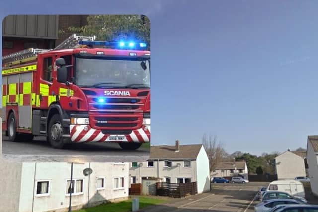 One vehicle was set on fire and another two damaged as a result of the fire at at Yarrow Court in Penicuik