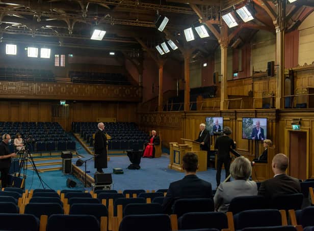 Last year's General Assembly was cancelled in May because of Covid, but a shorter, mainly online Assembly was held in October instead.  Pic: Andrew O'Brien