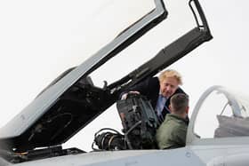 A Royal Air Force aircraft travelled hundreds of miles from a base in Scotland ahead of a photoshoot with the Prime Minister, before flying straight back.