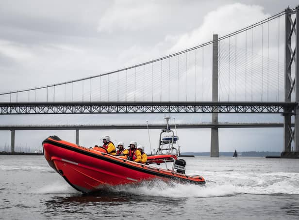 Over £5000 was raised for the Queensferry RNLI at the Open Day event. (Photo credit: RNLI/Gary Ebdy)