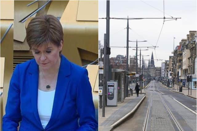 Nicola Sturgeon outlined her four-phase lockdown easing plan today.