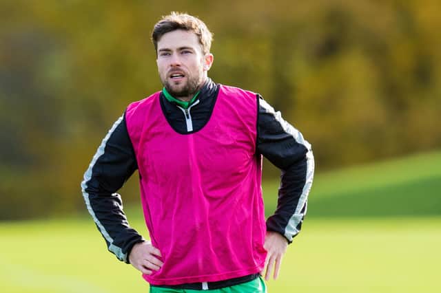 Lewis Stevenson will have to wait to make his Hibs first-team return. Photo by Ross Parker/SNS Group