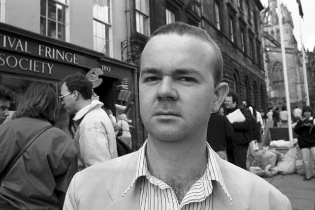 Ian Hislop, editor of the satirical magazine Private Eye, was in the Capital to review the Edinburgh Festival in August 1989.