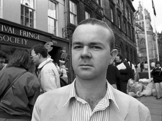 Ian Hislop, editor of the satirical magazine Private Eye, was in the Capital to review the Edinburgh Festival in August 1989.