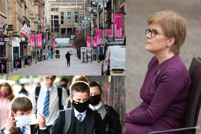 Nicola Sturgeon to review lockdown restrictions picture: JPI Media