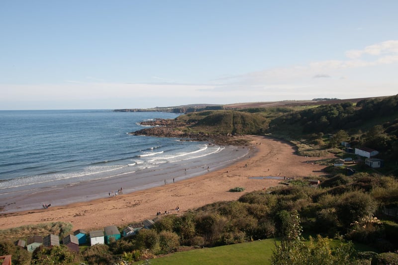Found in the Scottish Borders, Coldingham Bay is 1km long and is made up of clean sand and plenty of grassy areas behind the beach, perfect for relaxing and soaking up the sunshine. Kids will enjoy a day spotting hermit crabs in the rock pools (3,600 searches)