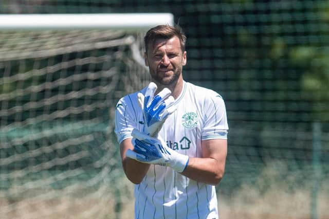 Marshall in pre-season action for Hibs