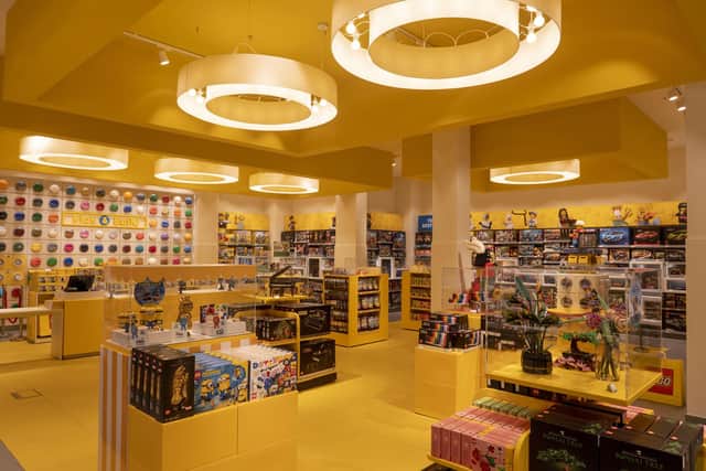 The store features sets exclusive to Lego stores and enough builds to spark the imagination of any fan