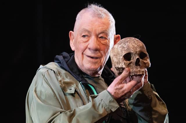 Ian McKellen as Hamlet ahead of his return to the Edinburgh Fringe
Pic by: Alastair Muir/Shutterstock