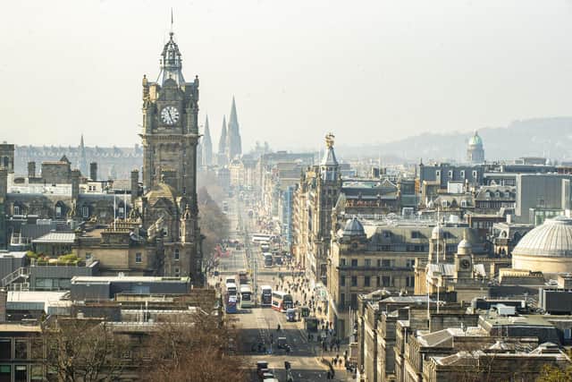 Life has returned to Princes Street, but it's not as busy as pre-pandemic