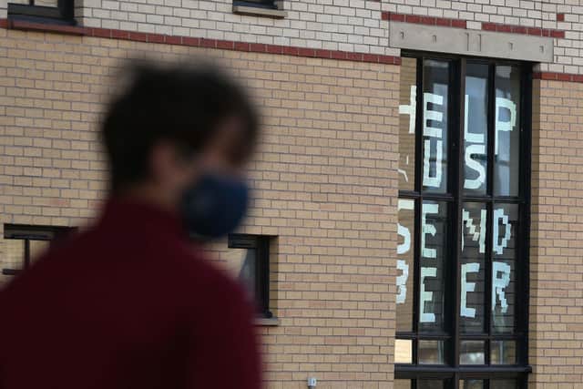 Students have been told to stay at home this weekend by universities, measures backed by the Scottish Government