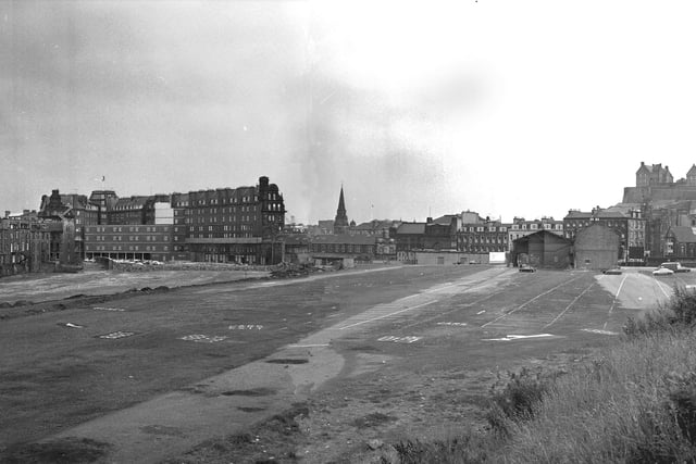 Lothian Road goods yard in September 1972
