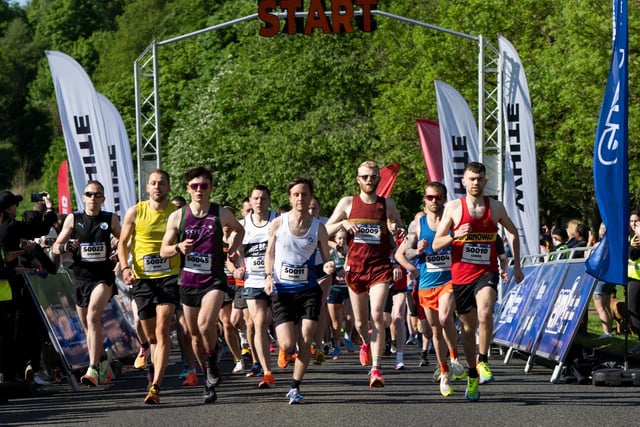 The Edinburgh Marathon Festival - Scotland’s biggest running festival - featured nine races, including a full marathon, half marathon, team relay, 10k and 5k, plus four junior events.