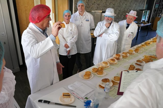 The pies were judged by 60 professionals at the Carnegie Conference Centre in Dunfermline, Fife, who selected category winners as well as the ultimate winner – who will be crowned world champion in January.