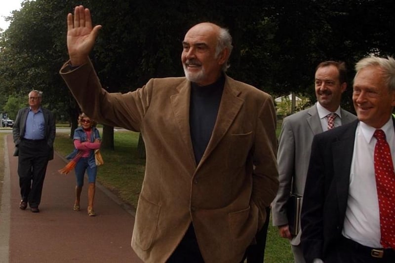Edinburgh's most famous son, James Bond actor Sean Connery was spotted in his hometown by several Evening News readers over the years. Here he is seen walking around the new parliament house at Holyrood Park. Margaret Cummings revealed that she met Sean Connery in a pub in William Street in the late 60s. "He was very easy going, no airs and graces about him," she said.