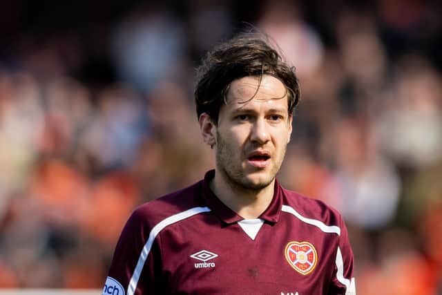 Peter Haring is happy staying at Hearts.