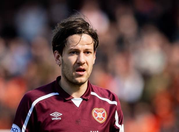 Peter Haring is happy staying at Hearts.