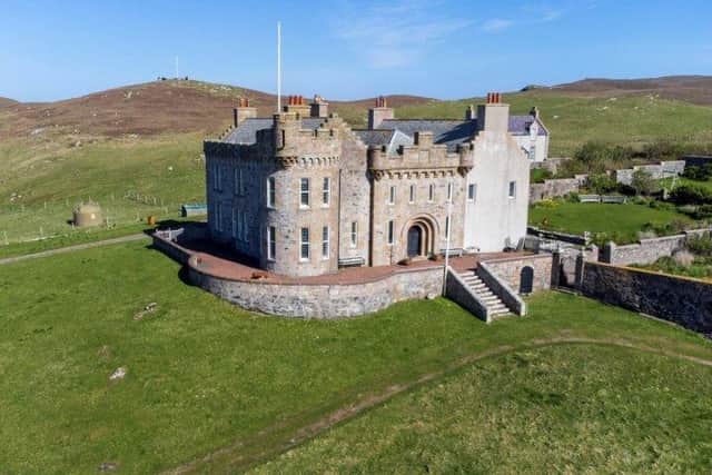 The 17th century castellated mansion with 4 reception rooms and 6 bedrooms
Pic: Savills