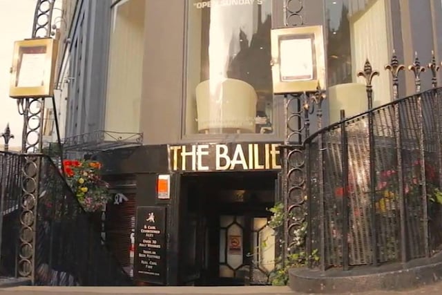 The Bailie is a much-loved basement bar in Stephen Street, Stockbridge.