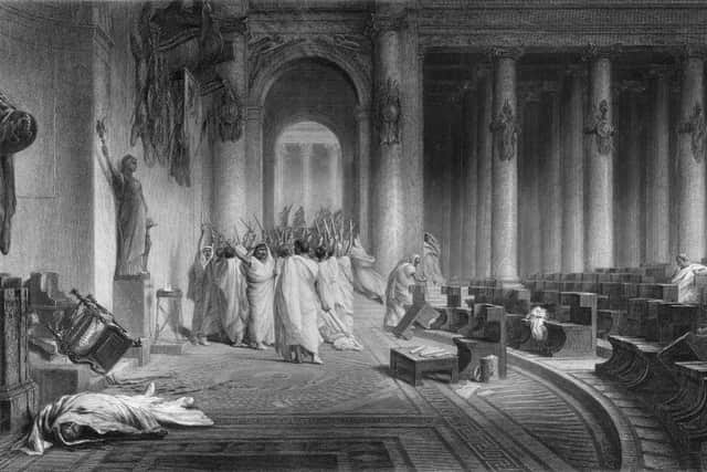 Julius Caesar was killed on the Ides of March by a group of senators (Image: Edward Gooch Collection/Getty Images)
