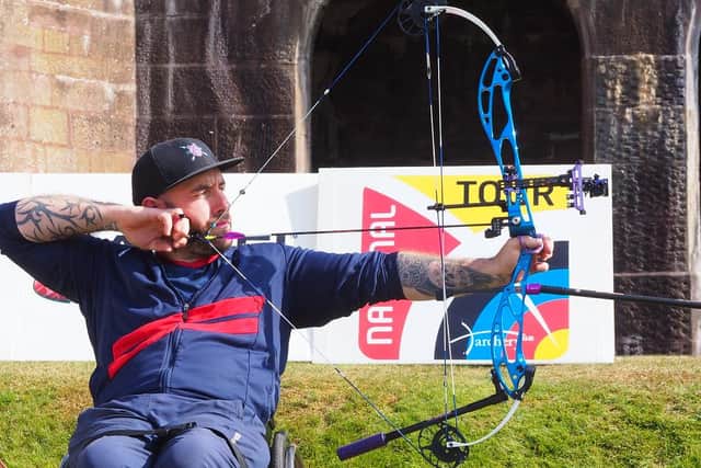 Concentration and focus are key to archery