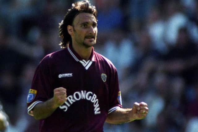 Strong, physical and tenacious, the Italian arrived from Atlanta and was a Scottish Cup winner in Maroon in 1998. Another who is sadly missed by many, his place in this squad is due to his hard working nature which endeared fans to Stefano.